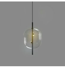 Подвесной светильник Delight Collection 10018P/1 black/clear