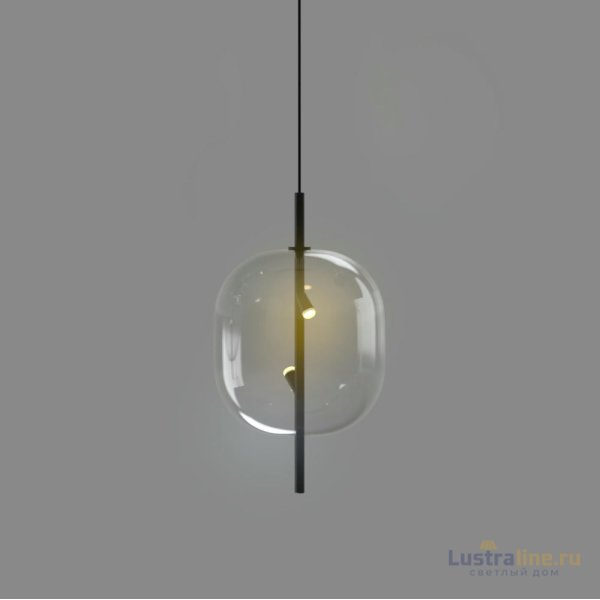 Подвесной светильник Delight Collection 10018P/1 black/clear Подвесной светильник Delight Collection 10018P/1 black/clear