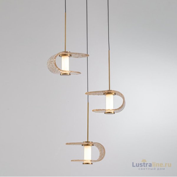 Подвесной светильник Delight Collection MD24020901-3A gold/cognac Подвесной светильник Delight Collection MD24020901-3A gold/cognac