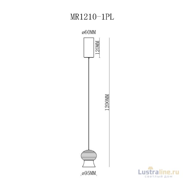 Подвесной светильник MyFar Jane MR1210-1PL Подвесной светильник MyFar Jane MR1210-1PL