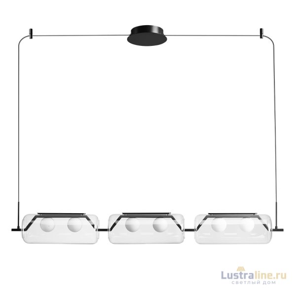 Подвесной светильник Arte Lamp Geneva A2341SP-6BK