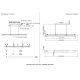 Подвесной светильник Crystal Lux TUNNEL SP40 LED BRASS