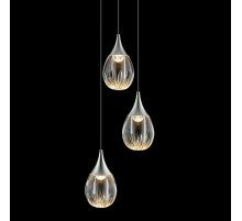 Подвесной светильник Delight Collection Stilla MD24001004-3A chrome/clear Подвесной светильник Delight Collection Stilla MD24001004-3A chrome/clear