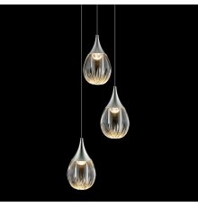 Подвесной светильник Delight Collection Stilla MD24001004-3A chrome/clear