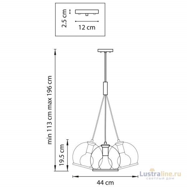 Подвесной светильник Lightstar Sferico 729031