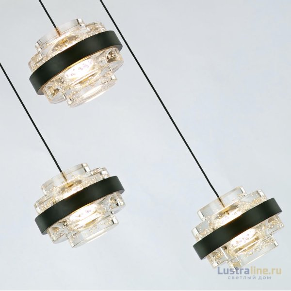 Подвесной светильник Delight Collection MD22030002 MD22030002-3A black/clear Подвесной светильник Delight Collection MD22030002 MD22030002-3A black/clear