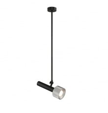 Подвесной светильник iLedex Delta 2361-1 BK+SL
