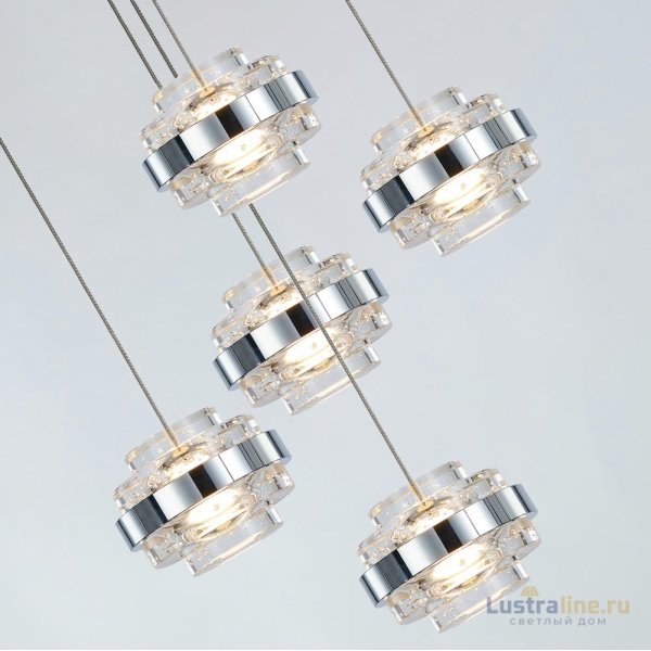 Подвесной светильник Delight Collection MD22030002 MD22030002-5A chrome/clear