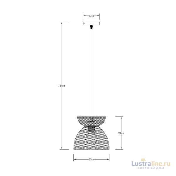 Подвесной светильник Arte Lamp Castello A7065SP-1BK