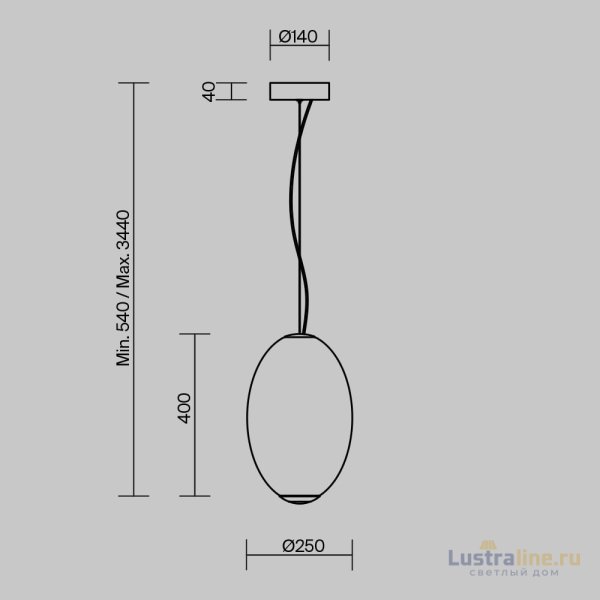 Подвесной светильник Maytoni Bruma MOD397PL-L19CH3K Подвесной светильник Maytoni Bruma MOD397PL-L19CH3K