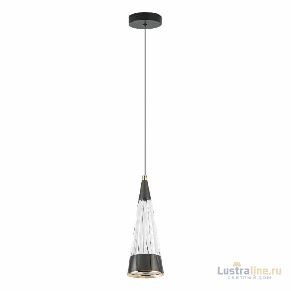 Подвесной светильник LED4U L7121-1 СR-BK Подвесной светильник LED4U L7121-1 СR-BK