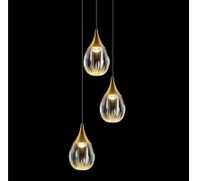 Подвесной светильник Delight Collection Stilla MD24001004-3A gold/clear