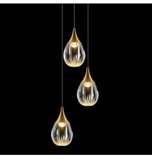 Подвесной светильник Delight Collection Stilla MD24001004-3A gold/clear