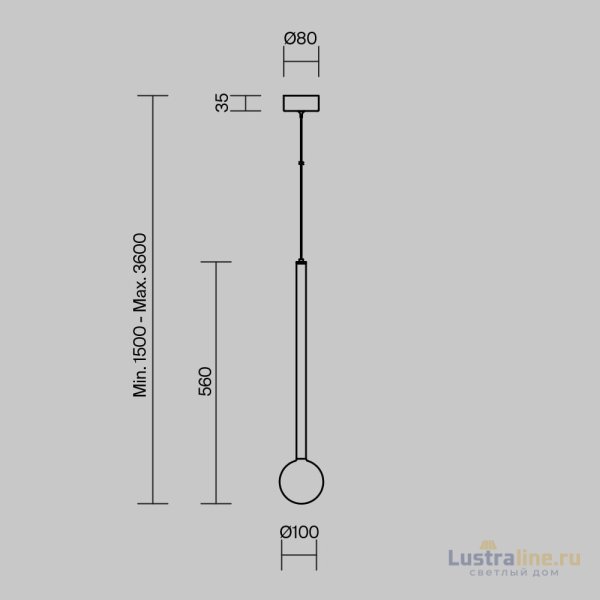 Подвесной светильник Maytoni Bubble dream MOD383PL-L4BS3K Подвесной светильник Maytoni Bubble dream MOD383PL-L4BS3K
