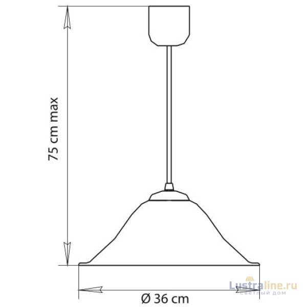 Подвесной светильник Arte Lamp Cucina A4020SP-1WH