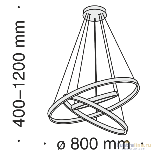 Подвесной светильник Maytoni Rim MOD058PL-L100W4K