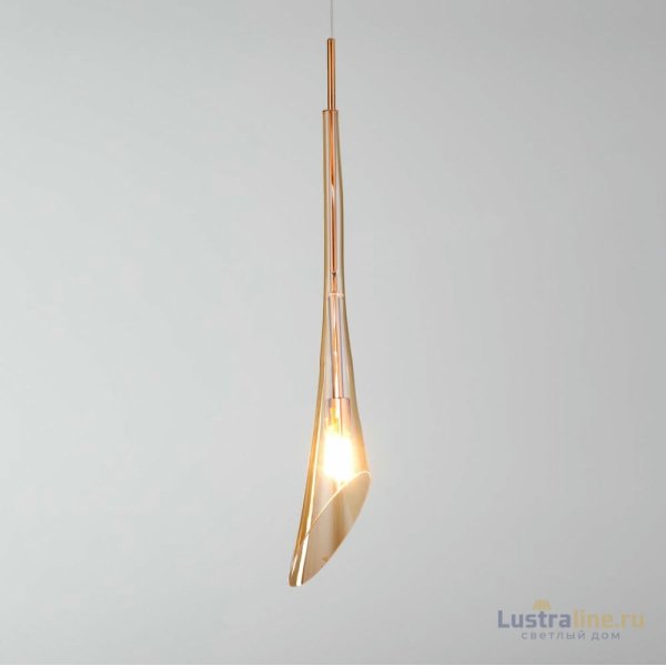 Подвесной светильник Eurosvet Folio 50224/1 янтарный a058963