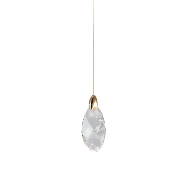 Подвесной светильник Delight Collection OD2439-1 gold/clear