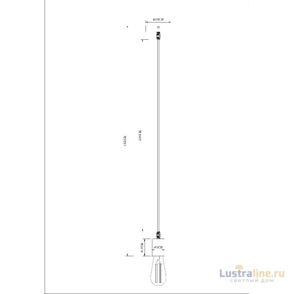 Подвесной светильник Arte Lamp Mark A7047SP-1BK