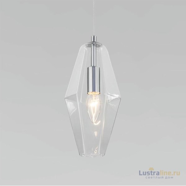 Подвесной светильник Eurosvet Prism 50236/1 прозрачный a058956 Подвесной светильник Eurosvet Prism 50236/1 прозрачный a058956