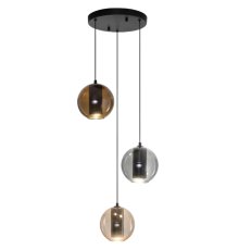 Подвесной светильник Eurosvet Cobble 50258/3 LED дымчатый/ бежевый/ шоколад a064554