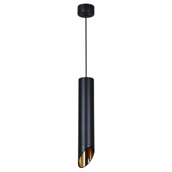Подвесной светильник Reluce 16007-0.9-001LD 300mm GU10 BK+GD