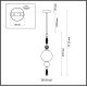 Подвесной светильник Odeon Light Palle 5405/1A