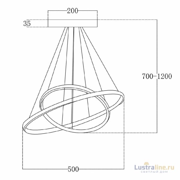 Подвесной светильник Escada Euler 10228/2LED