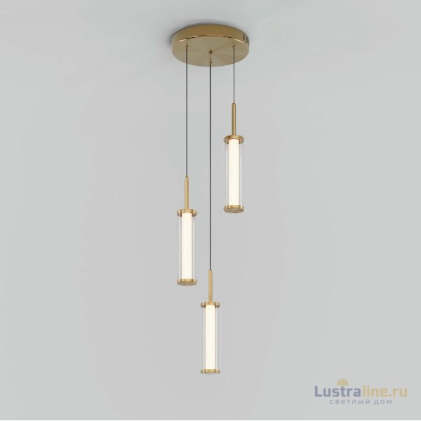 Подвесной светильник Eurosvet Stark 50386/3 LED латунь a067954