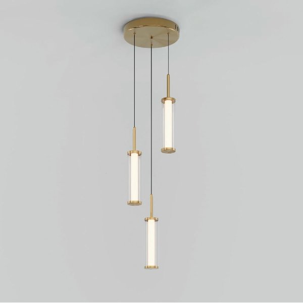 Подвесной светильник Eurosvet Stark 50386/3 LED латунь a067954