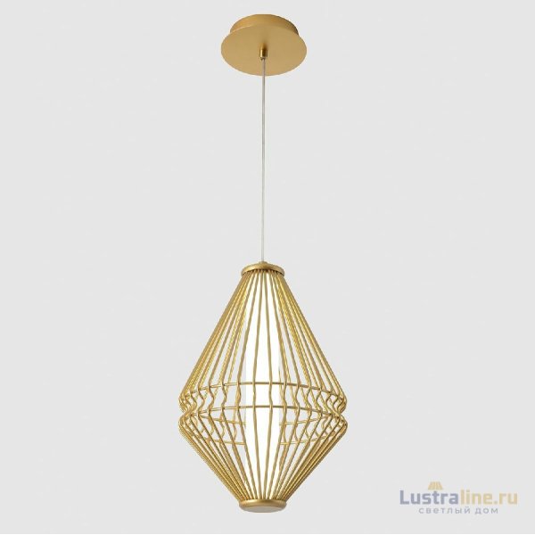Подвесной светильник Crystal Lux CUADRA SP18W LED GOLD