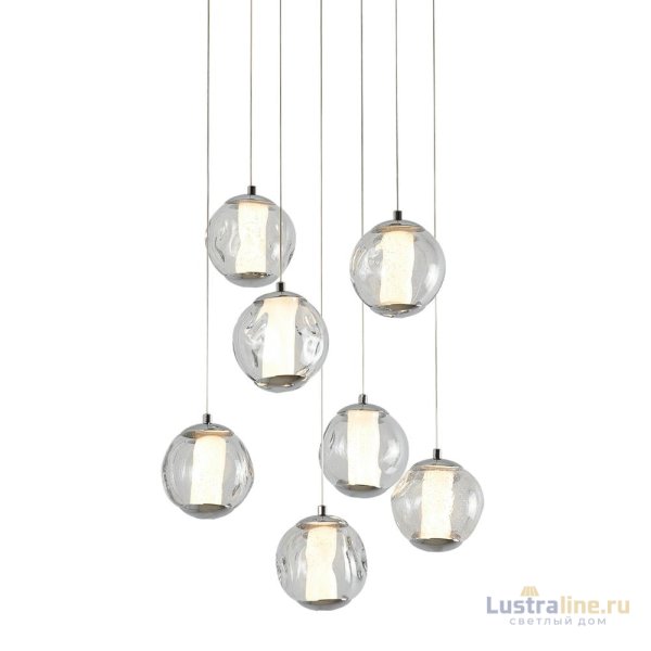Подвесной светильник Delight Collection OD2437-7 gold/clear Подвесной светильник Delight Collection OD2437-7 gold/clear