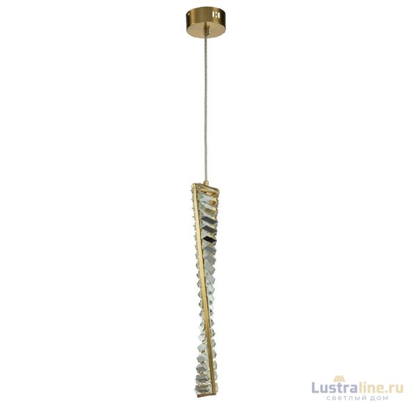 Подвесной светильник Indigo Frizzante 12015/1P Brass V000043L