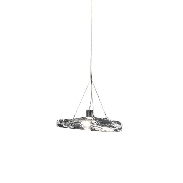 Подвесной светильник DeLight Collection Manta 2049P/D200 silver/clear