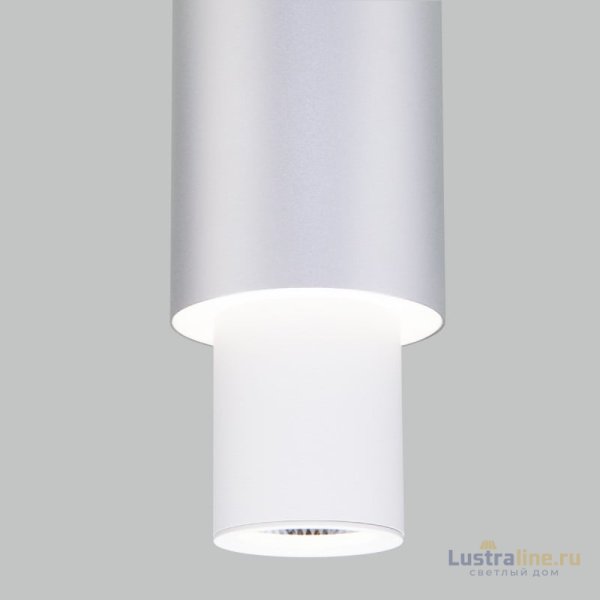 Подвесной светильник Eurosvet Bento 50204/1 LED белый/матовое серебро