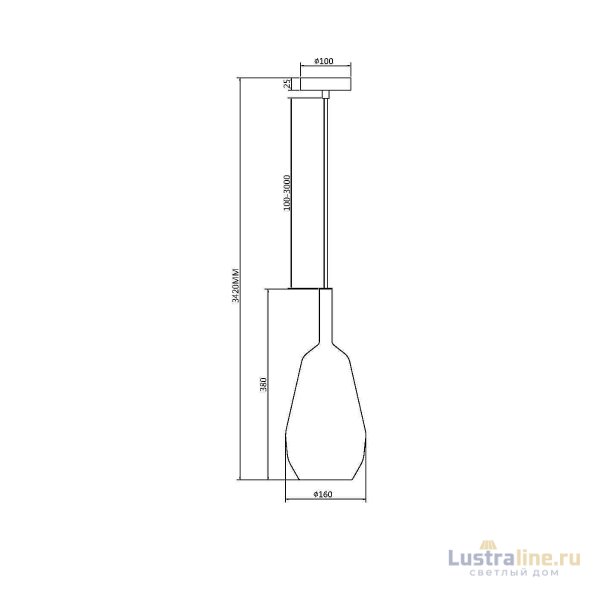 Подвесной светильник Maytoni Duality MOD271PL-01B8