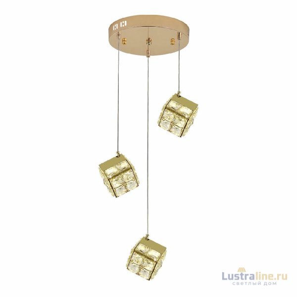 Подвесной светильник Indigo Radioso 12048/3P Gold V000134L