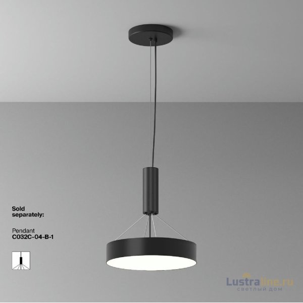 Потолочный светильник Maytoni Zon C032CL-36W4K-RD-B