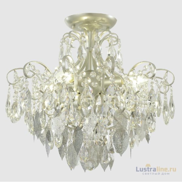 Потолочный светильник Crystal Lux ESMIRALDA PL4 SILVER Потолочный светильник Crystal Lux ESMIRALDA PL4 SILVER