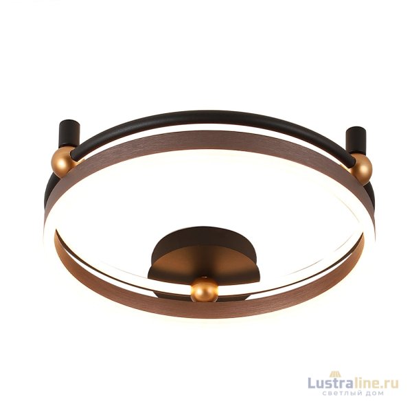Потолочный светильник Crystal Lux FERNANDO PL48W LED COFFEE/BLACK