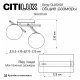 Потолочный светильник Citilux Dorsy CL223122