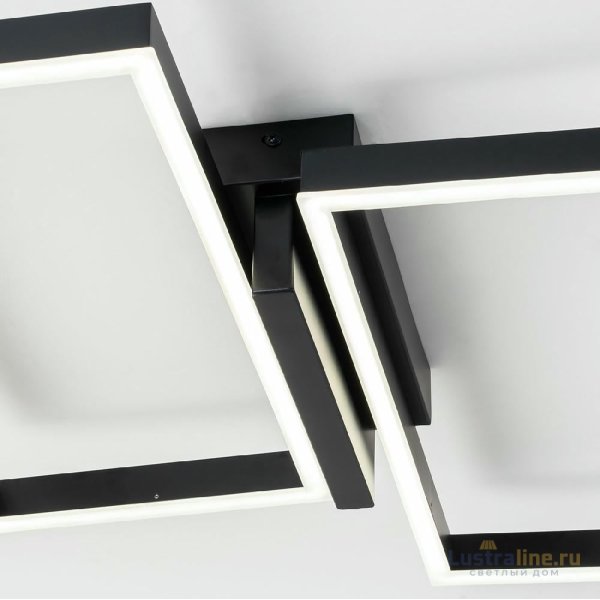 Потолочный светильник Escada Scales 10209/2LED Black Потолочный светильник Escada Scales 10209/2LED Black
