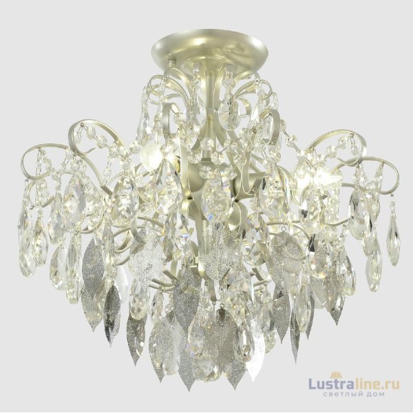 Потолочный светильник Crystal Lux ESMIRALDA PL4 SILVER Потолочный светильник Crystal Lux ESMIRALDA PL4 SILVER