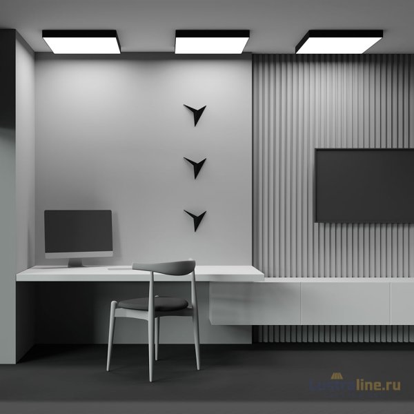 Потолочный светильник Maytoni Zon C032CL-90W3K-SQ-B Потолочный светильник Maytoni Zon C032CL-90W3K-SQ-B