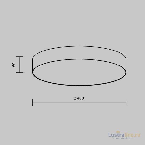 Потолочный светильник Maytoni Zon C032CL-45W2.7K-RD-W Потолочный светильник Maytoni Zon C032CL-45W2.7K-RD-W