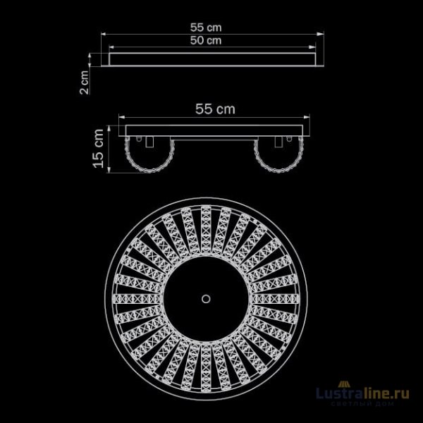 Потолочный светильник Lightstar Onda 741074