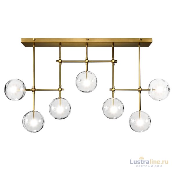 Потолочный светильник Delight Collection Globe Mobile KG0835P-7A brass