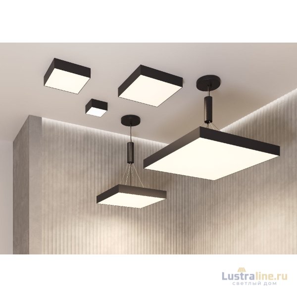 Потолочный светильник Maytoni Zon C032CL-90W4K-SQ-B Потолочный светильник Maytoni Zon C032CL-90W4K-SQ-B