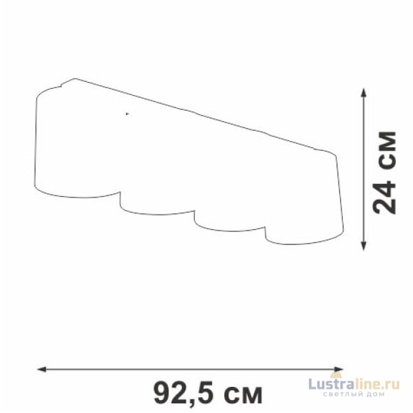 Потолочный светильник Vitaluce V2881-1/4PL Потолочный светильник Vitaluce V2881-1/4PL