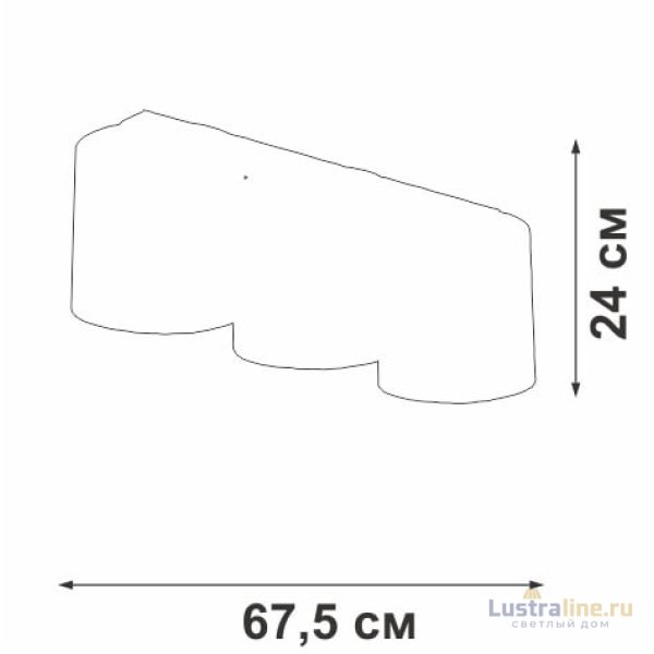 Потолочный светильник Vitaluce V2882-1/3PL Потолочный светильник Vitaluce V2882-1/3PL